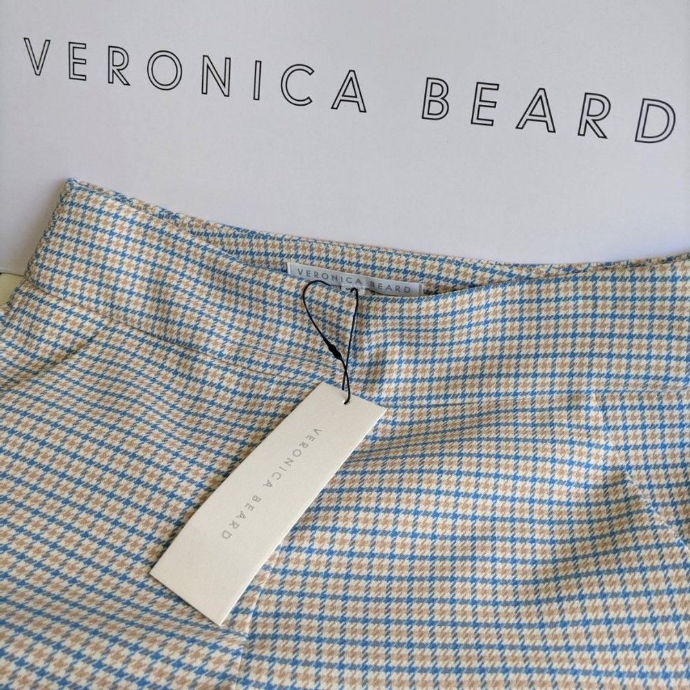 Veronica Beard Cormac Plaid Trouser Pants